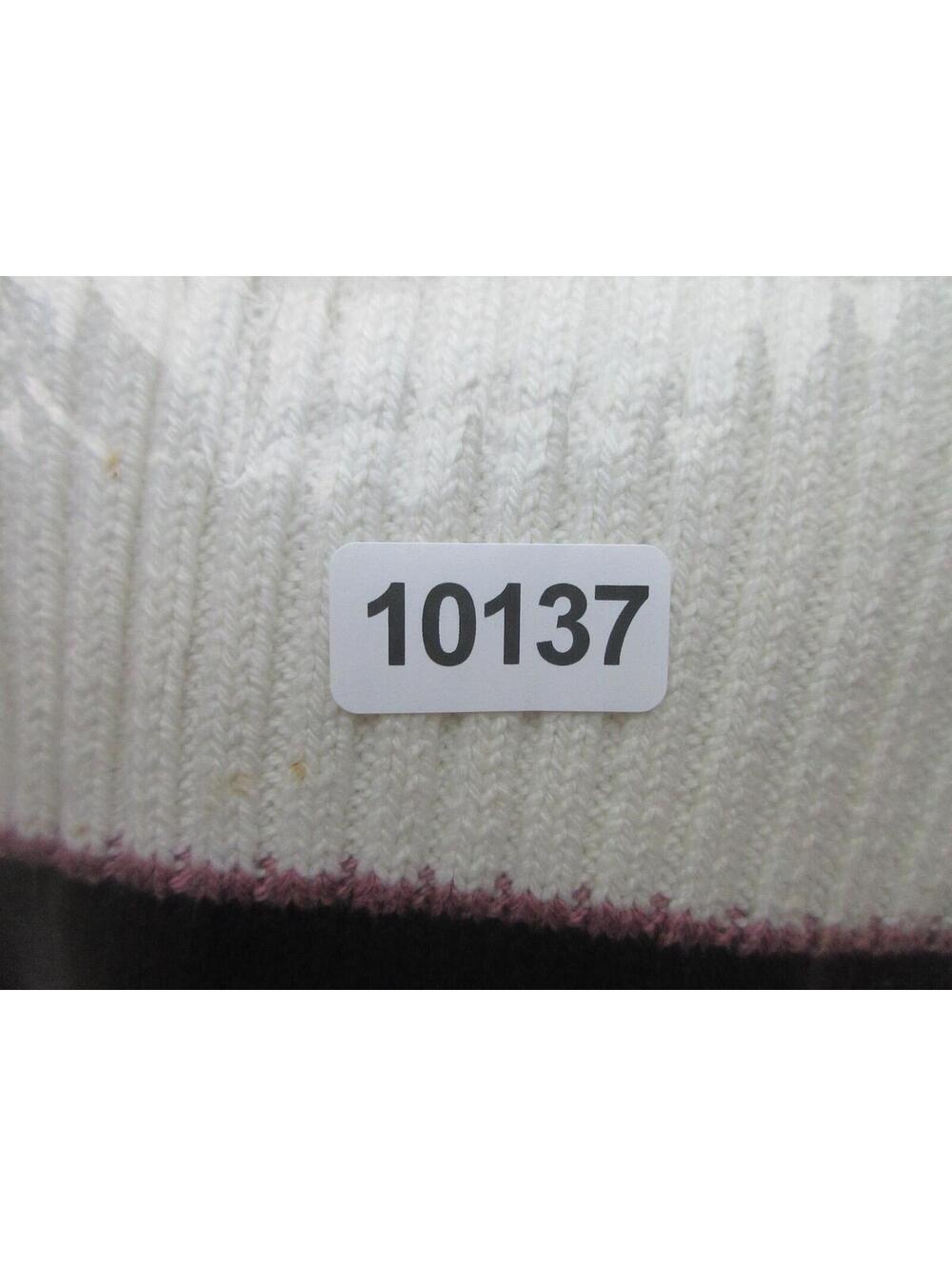 Ann Taylor Womens Pullover Crew Neck Knit Sweater Long Sleeve Size L Black/White - Picture 6 of 6